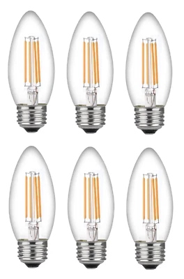 Bioluz LED 60 Watt Candelabra Bulbs Dimmable – E26 Medium Base - Image 1 of 4