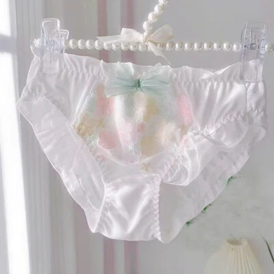 Princesa japonesa dulce niñas encaje moño calzoncillos bragas calzoncillos ropa interior escolar Foto 1 de 4