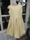 Sleeveless Dress, Yellow, Shells, Age 5-6 Years, New Handmade