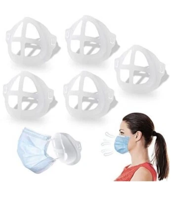Soporte de máscara facial 3D soporte interior separado de 5 piezas para una respiración cómoda Foto 1 de 4