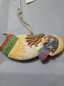 Ángel Navidad Adorno Cuidado Soporte - Imagen 1 de 4