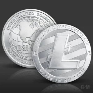 1 oz Litecoin Silbermedaille .999 Feinsilberbarren - Bild 1 von 3