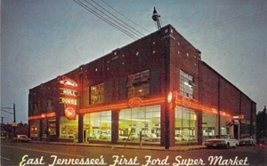 Tarjeta de visita 1964 Knoxville TN Hull Dobbs concesionario Ford más grande como nueva 2,25x3,5 #4 - Imagen 1 de 2