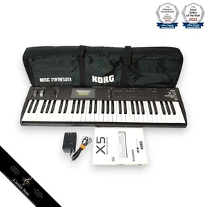 KORG X5 Keyboard Synthesizer JP X 5 Black Music Instruments 61 Key Digital 132cm - Picture 1 of 10