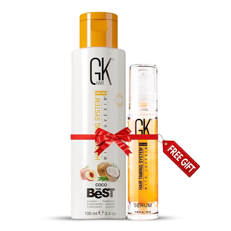 GK HAIR Women The Best COCO Vegan Smoothing Keratin Treatment Free Serum 0.34 oz - Image 1 of 4