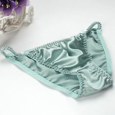 Bikinis Underwear For Girls Years 10-12 Solid Silk Panties 100% Silk Briefs