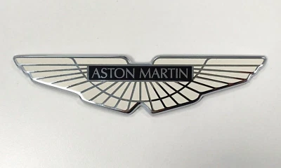 ASTON MARTIN Flügel Abzeichen Schwarz / Elfenbein Dünn - Bild 1 von 2