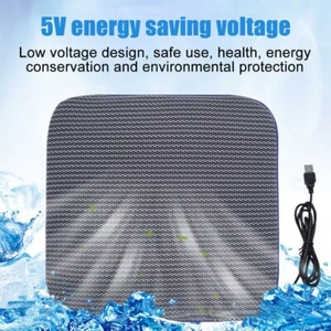 Summer Car Vehicle Cooling Pad Seat Cool Air Breathable Cushion Cover Chair Fan - Picture 1 of 13