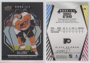 2022-23 Upper Deck Allure Rookies Black Rainbow Ronnie Attard #138 Rookie RC