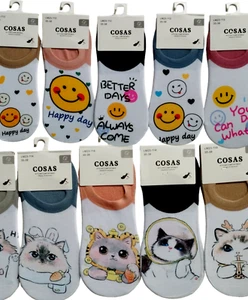 6 Paar  Damen Socken Sneaker .Füßlinge Ballerina Socken Low Cut.Gr.:36/38;39/41. - Bild 1 von 24