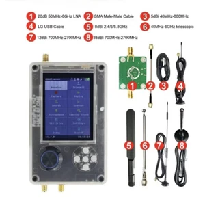 Radio PortaPack H2 + SDR zmontowane z plastikową powłoką anteny LCD 3,2" - Zdjęcie 1 z 1