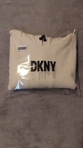 DKNY Hoodie Nwt Women's M White #98 - Picture 1 of 15
