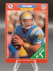 1989 Pro Set Troy Aikman Rookie RC #490 Cowboys MINT! - Picture 1 of 2