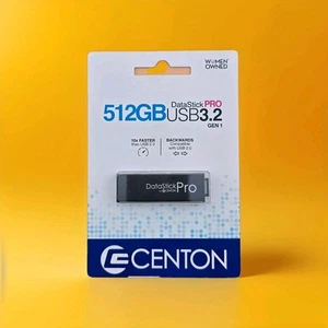 CENTON - 512GB DataStick PRO - USB 3.2 GEN 1 - 10x más rápido que 2.0 - Imagen 1 de 2