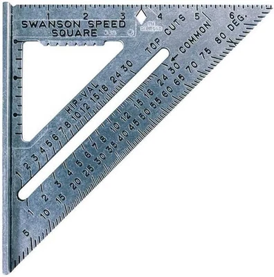 SWANSON Tool Co S0101 7 Inch Speed Square, Blue - Image 1 of 4