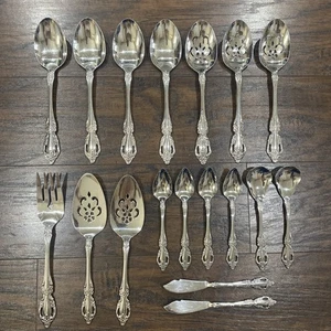 Set of 18 ONEIDA DISTINCTION DELUXE HH Stainless RAPHAEL Serving Set Lot - Picture 1 of 17