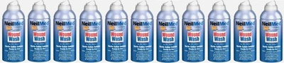 11 NeilMed Cleanse Sterile Saline Wound Wash, 6.3 Ounce Good Date New Sealed Lot - Image 1 of 2