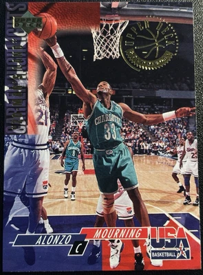 1994 Upper Deck Zo Man's Land Medalla de Oro Alonzo Luto #48 Tarjeta de EE. UU.! A21 Foto 1 de 2