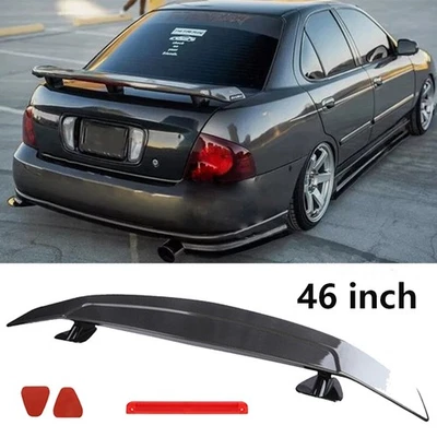 46" Rear Trunk Spoiler Racing Lip/ GT Wing Carbon Fiber For Nissan Sentra Sedan Foto 1 de 4