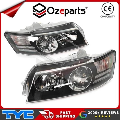 Pair LH+RH Head Light Projector For Holden Commodore VZ SS Calais Crewman 04~07 - Image 1 of 4