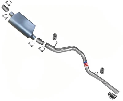 Silenciador de rendimiento de soldadura para Chevrolet Silverado 1500 02-06 4,3 L 4,8 L 5,3 L Foto 1 de 4