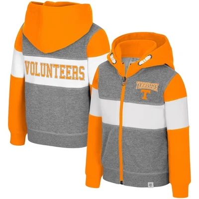 Toddler Colosseum  Heather Gray Tennessee Volunteers Bert Full-Zip Hoodie - Image 1 of 3