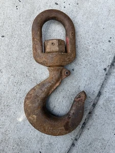 Crosby 5 V 1 Slip Steel Hook 8 Ton Crane Rigging Construction 5V1 - Picture 1 of 5