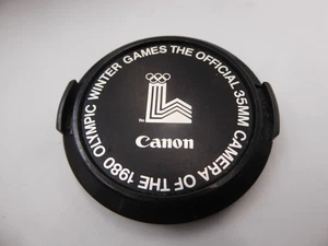 Canon genuine 35mm Camera of the 1980 Winter Olympic Games' C-52mm Lens Cap - Picture 1 of 2