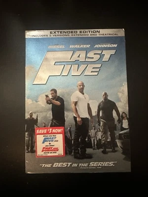 Fast Five (DVD, 2011, Rated/Unrated) - Image 1 of 4