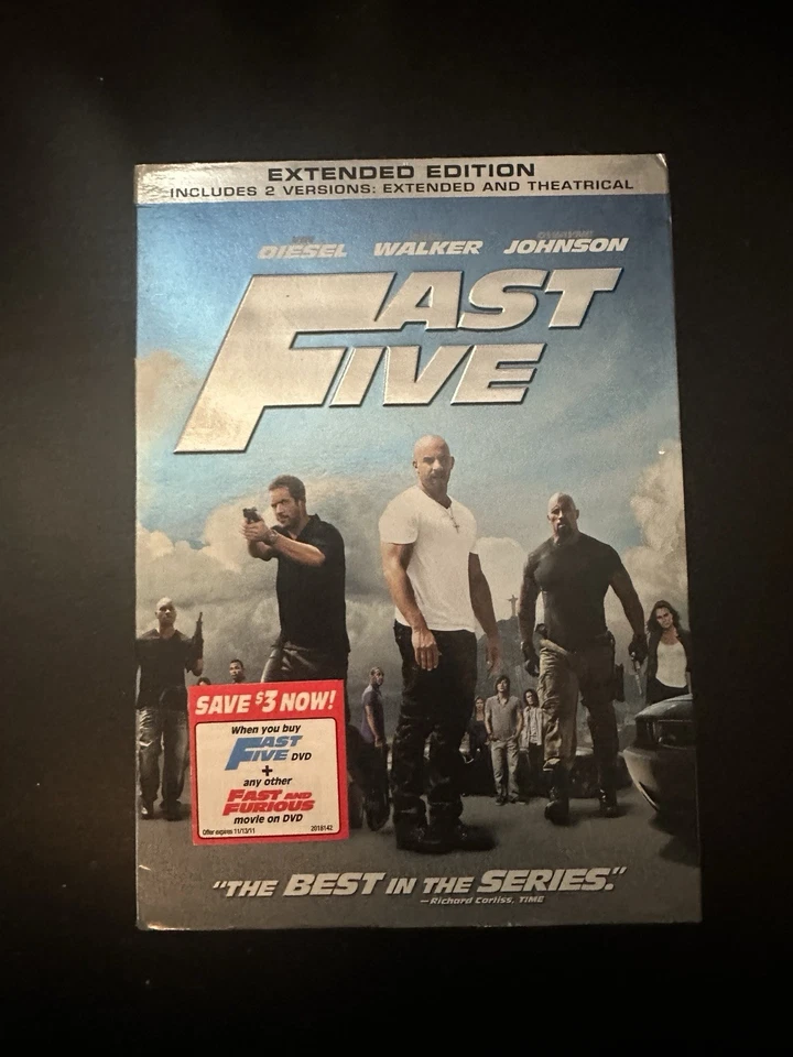 Fast Five (DVD, 2011, Rated/Unrated) - Image 1 of 4