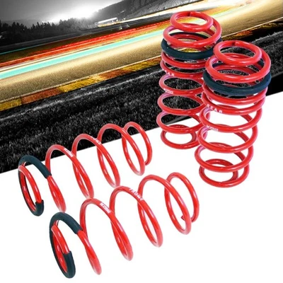 Muelles reductores helicoidales Megan Racing rojo versión euro para 09-14 Volkswagen GTI MK6 Foto 1 de 3