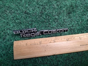 BUICK REGAL CUSTOM DASH EMBLEM LOGO BADGE SYMBOL OEM 2S3 - Picture 1 of 5