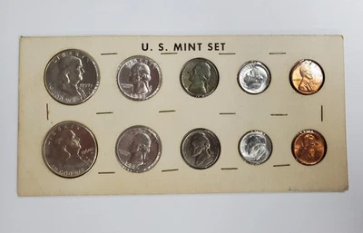 1959 & 1960 U.S. Mint Uncirculated Coin Sets (10 Coins) - Image 1 of 4