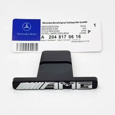 Fit For Mercedes-Benz 2017-2022 AMG Badge Front Grill Emblem GT Panamericana NEW - Изображение 1 из 4