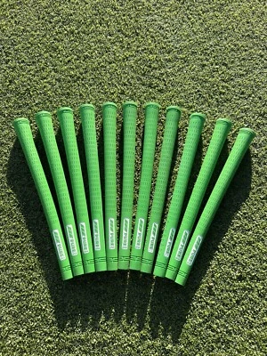 Punhos de taco de golfe PURE Pro verde tamanho baixo. NOVO conjunto de 11 empunhaduras. - Imagem 1 de 2