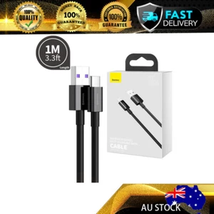 Baseus Superior Series Fast Charging Data Cable USB to Type-C 66W 1M - Picture 1 of 7