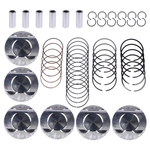 6x Kolben & Ringe Set STD Φ84.51mm für VW Touareg Audi A6 Q7 Porsche EA839 3.0T - Bild 1 von 13