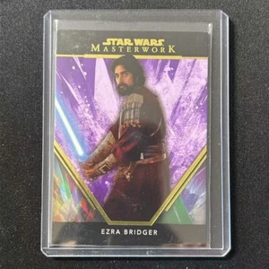 💰2024 TOPPS STAR WARS MASTERWORK PURPLE /50 EZRA BRIDGER - Picture 1 of 1