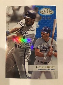 2017 George Brett Topps Gold Label Class 2 Blue #55 Ser #ed 22/99! HOF