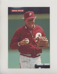 1989 Tastykake Philadelphia Phillies Mike Ryan #5.2