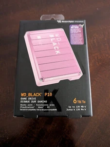 Western Digital 6TB WD_BLACK™ P10 Game Drive - Pink - Afbeelding 1 van 2