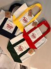Trader Joe’s NEW Mini Canvas Reusable Tote Bags  All 4 COLORS! NWT Free Shipping
