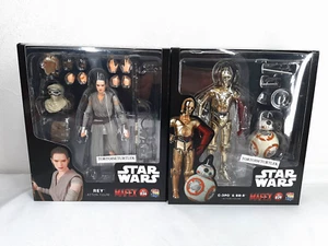 MAFEX Rey C-3PO & BB-8 Set Star Wars The Force Awakens Action Figure Medicom - Picture 1 of 6