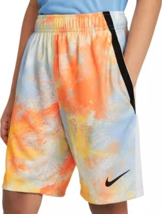 NEW Nike Boys' Dri-FIT Tie Dye Print Multicolor Basketball Shorts Little Kid, 7 - Picture 1 of 3