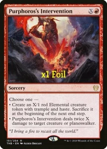 MTG Foil Theros: Beyond Death THB Purphoros's Intervention MINT - Picture 1 of 1