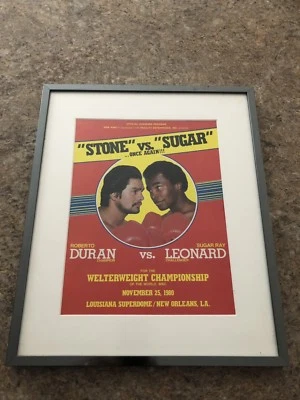 Ray Leonard Roberto Duran “No Mas” Program - Image 1 of 2