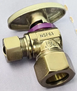 Jaclo Complete Toilet Supply Kit Caramel Bronze 621-72-CB H1, Angle-stop - Picture 1 of 5