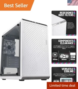 Boîtier blanc Micro-ATX Q300L V2 : améliorer les constructions gaming et business avec élégance - Photo 1/15