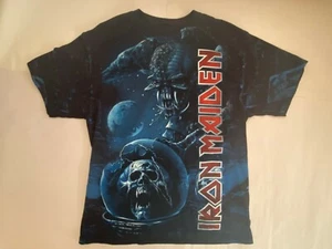 Vintage Iron Maiden The Final Frontier Allover Print T-shirt - Skulls Medium L - Picture 1 of 3