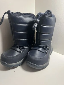 Lands' End Insulated Winter Snow Boots Navy Blue Size 7M EU 23 Toddler Boy - Bild 1 von 6